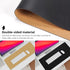 Large Desk Mat 47.2" x 17" Black Leather Desk Pad Protector with Natural Cork & PU Leather, Waterproof Desk Blotter Pad