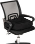 Mind Reader Air-Cloud Black Seat Cushion - Ergonomic Support for Office & Car