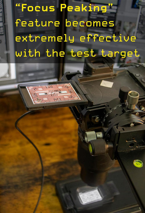 Vlads Test Target 35 mm 3. Scan Film Sharp with Vlads Focus Checker. High-Resolution Calibration Target Chart
