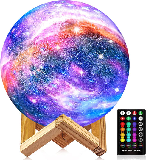 Moon Lamp, Galaxy Night Light, 16 Colors Large galaxy light 3D printing
