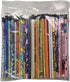 Naturejam Misprint Pencils with Erasers 144 Count-Number #2 Mixed Assorted Colors and Prints by Naturejam