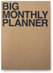 JSTORY Big Monthly Planner A3, Stitch Bound, Undated Year Round Goal/Time Organizer, Eco-Friendly Thick Paper, 16 Months
