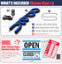 LED Neon Open Sign for Business, 16x6 inch Lighted Sign for Restaurants, Offices, Retail Shops, Window Storefronts,