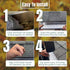 A-M Gutter Guard Sample Pack - Aluminum with 5" and 6" Width Samples (7" Length, Mill Finish)