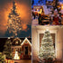 C7 25Ft 27 Bulbs, Christmas Lights, Outdoor Clear Christmas String Lights with Clear Warm White Incandescent Vintage