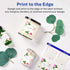 Avery Square Labels, 3" x 3", 30 Glossy White Labels with Sure Feed Technology (36480)