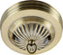 Aspen Creative 21513-21, 5" 7/16" Traditional Chandelier & Light Fixture Canopy Kit w/Collar Loop, Antique Brass
