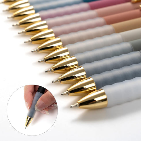 Linbsunne 18-Count Black Ballpoint Pens, Medium Point 1mm with Super Soft Grip for Men and Women
