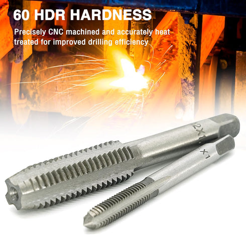 80pcs Set, Set, M3 M12 GMTOOLS Tap and Die SAE and Metric Tap Die Wrench Metric Standard to Coarse Fine Rethreading