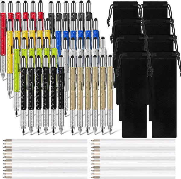24 Pcs Multitool Pen 6 in 1 Screwdriver Pen Gadget Stocking Stuffers
