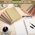 Fuutreo 12 Pcs A5 Spiral Notebook, 8.3 x 5.7 Inch College Ruled Journal with Kraft Cover, 60 Sheets, 120 Pages, Vibrant