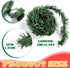 TaoBary Christmas Cardboard Fireplace, 35.4 x 38.6 Inch Red Brick Bulletin Board Decoration with PVC Garland