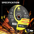 Cut Off Wheels 6 inch, 27-Pack Thin Metal & Stainless Steel Cutting Discs for Angle Grinders