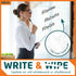 Undo White Board Sticker, Easy Cut Dry Erase Board for Wall Art or Classroom Decor, 12 Inches by 33 feet