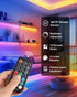 Dimmable, 5050 HitLights LED Strip Lights, Small LED Light Strips RGB Color Changing LED Tape Light with Remote