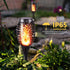 6 Pack Toodour Solar Torch Flame Lights, Solar Lights Outdoor with Flickering Flame, Waterproof Patio Light Landscape