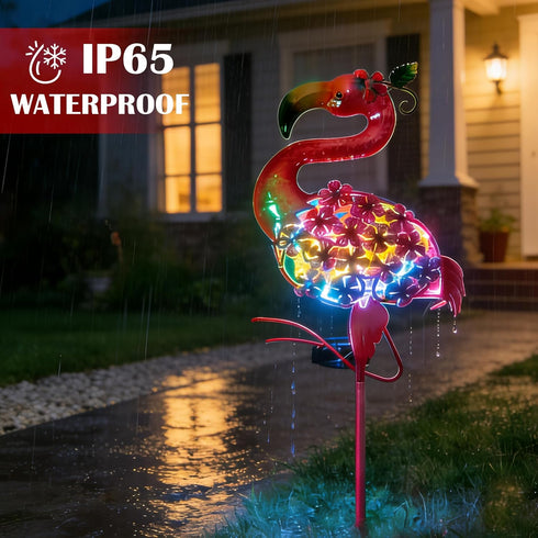 SunKite Flamingo Solar Garden Light Yard Decor Gifts for Women Outdoor Decorative Stake Light Waterproof