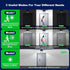 72 IP65 3 Door(2 Packs) Solar Lights Outdoor, LED Motion Sensor Wall Light, Waterproof and Lighting Modes, Solar