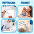 Small White Board - Small Dry Erase Board for Kids, Double Sided Lined Whiteboard with Black Marker - 9x12 Inch, 2 Pack