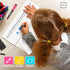 SCRIBBLEDO 10 Pack Dry Erase Number Line White Boards, 4x12 Inch, Double Sided for Kids Classroom