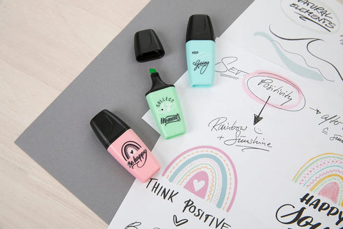 STABILO Highlighter BOSS MINI Pastellove - 6pcs Assorted Colors