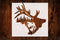Bull Elk Stencil, Reusable 10 mil Mylar for Airbrush, Murals, Tees, and More - DIY Art & Craft Supplies STENCILAIR