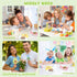 KCMOSGI 24 Pcs Easter Candy Cards with Clear Box, DIY Bunnies Eggs Chick Candy Cards, Easter Gifts for Classroom School