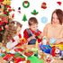 TaoBary 39 Pcs Christmas Bulletin Board Decorations Set - Merry Christmas Stockings, Balls, Gift Boxes for Classroom