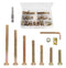 cSeao 100pcs M6 Baby Bed Crib Screws Hardware Replacement Parts Assortment Kit, Zinc