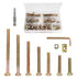 cSeao 100pcs M6 Baby Bed Crib Screws Hardware Replacement Parts Assortment Kit, Zinc