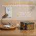 Closet 1-20LM Dimmable 3-Pack Lyridz Rechargeable Night Light, Motion Sensor Battery Nightlight, Mini Stick-on LED