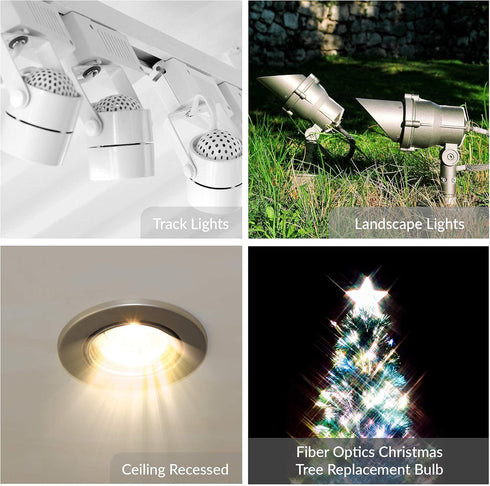 Simba Lighting MR11 Halogen 20W 12V FTD Spotlight Light Bulbs (10 Pack) GU4 Bi-Pin Base, Warm White 2700K Dimmable
