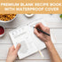 Elegant Hard Cover Recipe Journal: Blank Cookbook for Organizing and Writing Your Own Culinary Creations (Beige)