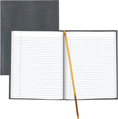 Blueline Executive Journal, Perfect-Bound, Hard Cover, 10.75" x 8.5", 150 Ruled Pages, Gray (A10.97) by Blueline