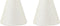 Urbanest Set of 2 3-inch by 6-inch by 5-inch Hardback Chandelier Shade, Metallic
