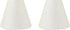Urbanest Set of 2 3-inch by 6-inch by 5-inch Hardback Chandelier Shade, Metallic