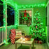 600 168Ft 8 JMEXSUSS LED Green St Patricks Day String Lights, Clear Wire Christmas Lights for Indoor Outdoor Tree Yard
