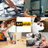 M6 x 25mm 50Pcs Flat Head Hex Socket Cap Screws, 304 Stainless Steel Full Thread Furniture Bolts, Black Oxide