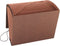 Smead TUFF Expanding File, 21 Pockets, Alphabetic (A-Z), Flap and Cord Closure, Letter Size, Redrope (70318)