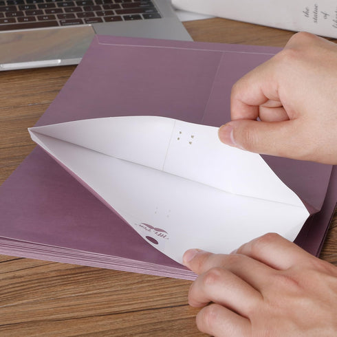 Mr. Pen- Clasp Envelopes, 18 Pack, 9" x 12", Purple Kraft Letter Size Envelopes, Clasp and Gummed Closure Envelopes