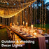 246FT 600 8 LED Christmas Lights Outdoor Waterproof Modes String Lights for Outside Warm White Christmas Tree Lights
