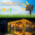 2 Pack Solar Fairy Lights, 39.4ft 120LED Waterproof String Lights for Outside, 8 Modes for Patio, Backyard, Garden