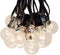 Hometown Evolution, Inc. 10 G40 Globe String Lights with Clear Bulbs and
