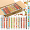 Leinuosen 120-Piece Thanksgiving Ballpoint Pens - Harvest Style, Black Ink Set for Office, School, and Home Use