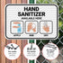 12x18 Inches, 3M .063 Hand Sanitizer Available Here with Apply Rub and Dry Hands Graphic Sign, EGP Reflective Aluminum