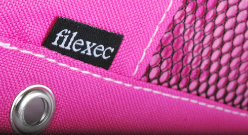Filexec Products Soft Touch Pencil Pouch, Hot Pink (18272)