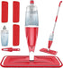 Spray Wet Mops for Hardwood Floor Cleaning, EXEGO Microfiber Dry Dust Spray Mop with Washable Pads