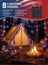C6 23FT 50LED 4th 8 ITICdecor Solar String Lights Outdoor Waterproof, Solar Strawberry Lights Decoration for of July