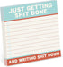 Knock Knock Getting Shit Done Large Sticky Notes – 4 x 4-inches (Pack of 8)