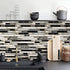 Livebor Peel and Stick Wallpaper, Kitchen Backsplash Wallpaper 17.7"x118.1", Waterproof Contact Paper
